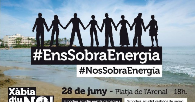 CADENA HUMANA CONTRA LAS PROSPECCIONES PETROLÍFERAS.
